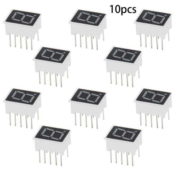 1~20pcs 1 bit common cathode / anode led display digital tube 10 pins 7 segment 2v 20ma red displays modules
1~20pcs 1 bit common cathode / anode led display digital tube 10 pins 7 segment 2v 20ma red displays modules