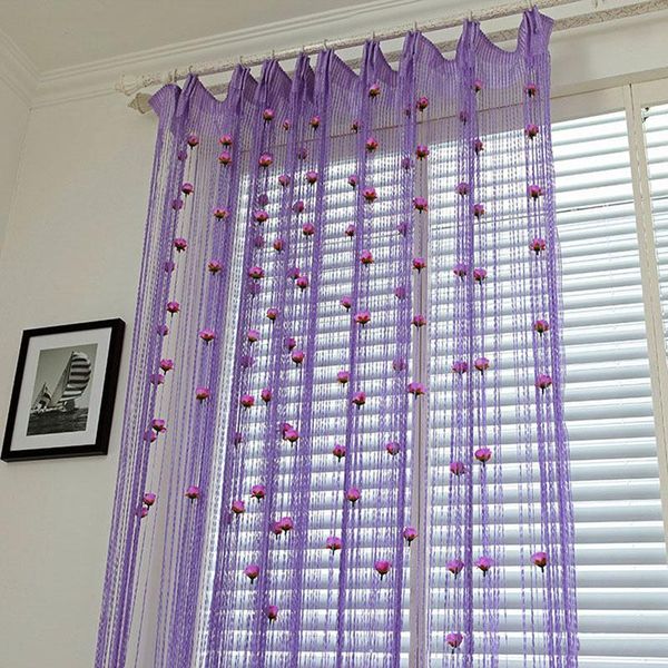 curtain & drapes threaded filament partition living room rose string yarn decorative accessories
curtain & drapes threaded filament partition living room rose string yarn decorative accessories