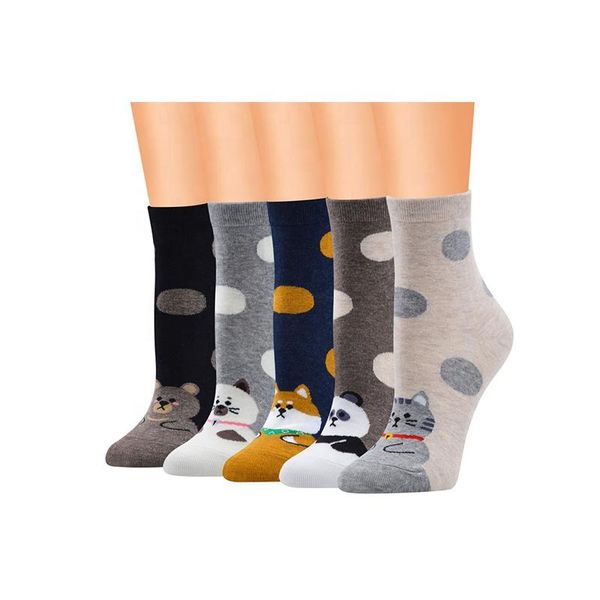 men's socks carton polka dot cute animal with ears women designer, Black
men's socks carton polka dot cute animal with ears women designer, Black