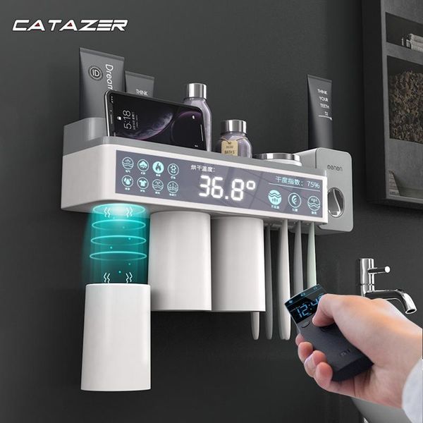 toothbrush holder bathroom accessories toothpaste squeezer dispenser storage shelf set for magnetic adsorption with cup bath accessory 
toothbrush holder bathroom accessories toothpaste squeezer dispenser storage shelf set for magnetic adsorption with cup bath accessory