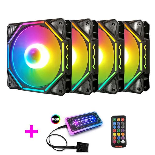 coolmoon computer pc case fan rgb led speed 120mm quiet remote cooler cooling fans & coolings
coolmoon computer pc case fan rgb led speed 120mm quiet remote cooler cooling fans & coolings