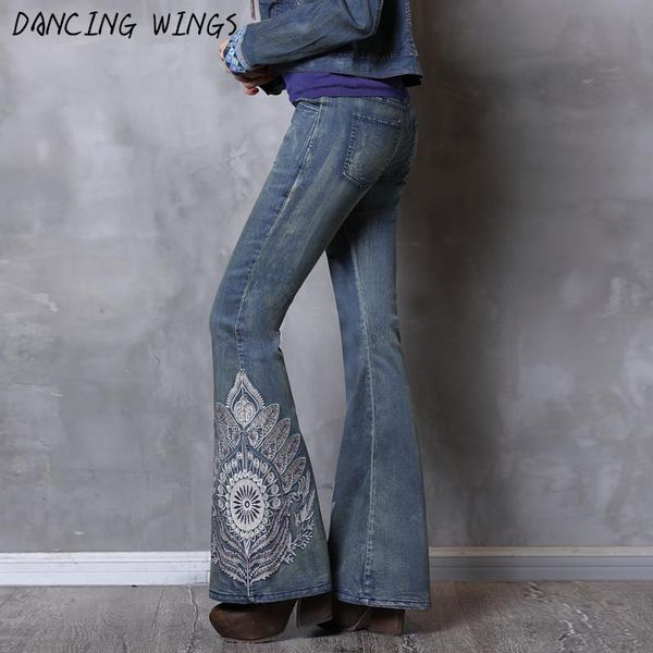 women's jeans denim woman 2021 retro vintage embroidery high waist flare pants skinny femme, Blue
women's jeans denim woman 2021 retro vintage embroidery high waist flare pants skinny femme, Blue