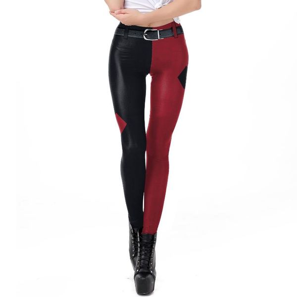 women's leggings fashion women rhombus print plus size clothing pants elastic seam jeggings for fitness, Black
women's leggings fashion women rhombus print plus size clothing pants elastic seam jeggings for fitness, Black