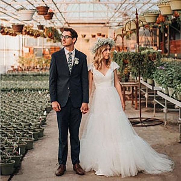 other wedding dresses vestido boho bridal robe 2021 flare short sleeve v neck beach a line floor length tulle beaded sash gowns, White
other wedding dresses vestido boho bridal robe 2021 flare short sleeve v neck beach a line floor length tulle beaded sash gowns, White