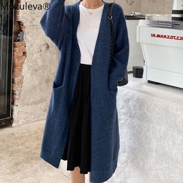 wet autumn female winter minimalist korean sweater solid colors oversize ladies cardigans coat long, White
wet autumn female winter minimalist korean sweater solid colors oversize ladies cardigans coat long, White