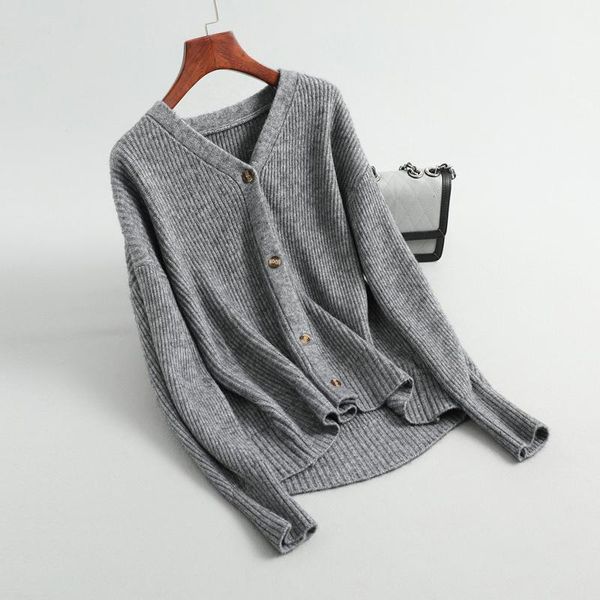 women's knits & tees loose 2021 autumn korean winter warm cardigan women long sleeve knitted casual femme outwear sweater coats, White
women's knits & tees loose 2021 autumn korean winter warm cardigan women long sleeve knitted casual femme outwear sweater coats, White