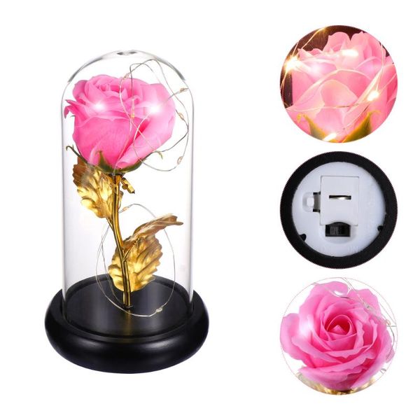 1pc romantic artificial rose bouquet night atmosphere light with glass cover decorative flowers & wreaths
1pc romantic artificial rose bouquet night atmosphere light with glass cover decorative flowers & wreaths
