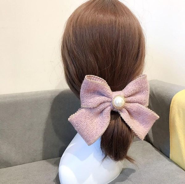 hair accessories fashion big bow hairpin wool weave barrette for women girls pearl trendy ladies clip cute hairgrips
hair accessories fashion big bow hairpin wool weave barrette for women girls pearl trendy ladies clip cute hairgrips