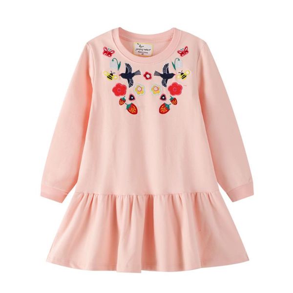 girl's dresses long sleeve girls dress flower embroidery cotton children's clothes tunic baby autumn spring toddler, Red;yellow
girl's dresses long sleeve girls dress flower embroidery cotton children's clothes tunic baby autumn spring toddler, Red;yellow