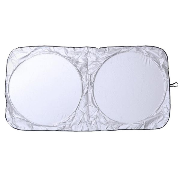 car sunshade interior windshield double ring sun shade heat block anti-uv cover protector silver (150 x 85)
car sunshade interior windshield double ring sun shade heat block anti-uv cover protector silver (150 x 85)