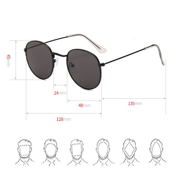 luxury designer sunglasses classic small frame round women/men brand designer alloy mirror sun glasses vintage modis oculos, White;black
luxury designer sunglasses classic small frame round women/men brand designer alloy mirror sun glasses vintage modis oculos, White;black