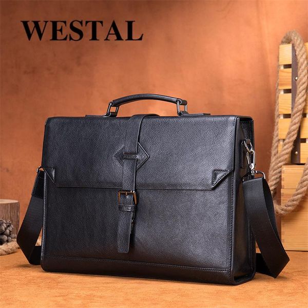 briefcases westal briefcase genuine leather messenger bag men's lapbags natural leather for male office business tote document 5010
briefcases westal briefcase genuine leather messenger bag men's lapbags natural leather for male office business tote document 5010