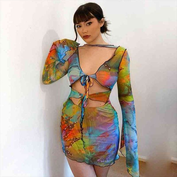 butterfly tie dyeing print womens dress clubwear long flare sleeve hollow out lace up v neck pencil dresses, Black;gray
butterfly tie dyeing print womens dress clubwear long flare sleeve hollow out lace up v neck pencil dresses, Black;gray