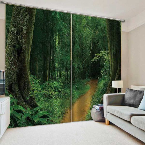 curtain & drapes luxury blackout 3d curtains for living room bedding office green forest decoration
curtain & drapes luxury blackout 3d curtains for living room bedding office green forest decoration