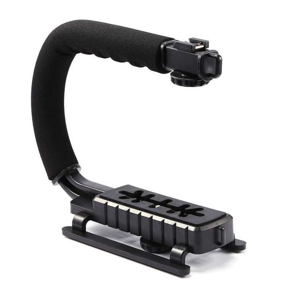 -grip shape bracket video handle handheld stabilizer grip holder 1/4"screw cold shoe mount for dslr slr camera interview live stabilize
-grip shape bracket video handle handheld stabilizer grip holder 1/4"screw cold shoe mount for dslr slr camera interview live stabilize