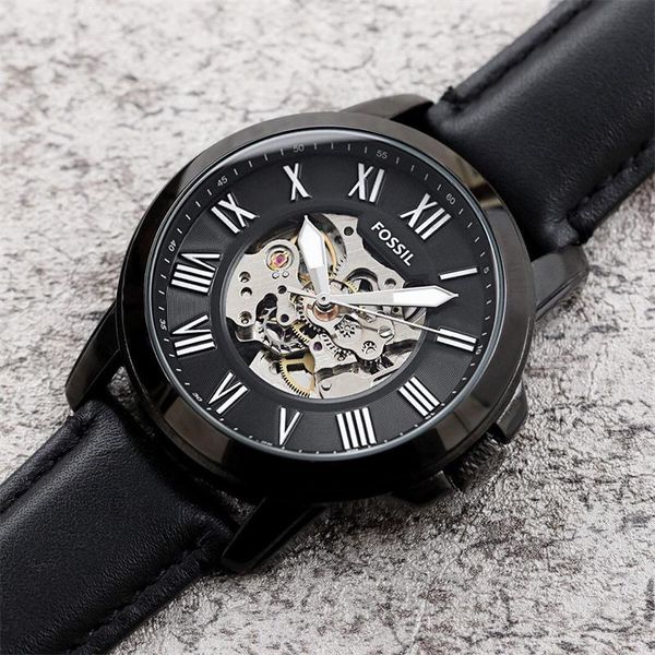 wristwatches - mens watch fashion mechanical chronograph sports watches with leather strap, Slivery;brown
wristwatches - mens watch fashion mechanical chronograph sports watches with leather strap, Slivery;brown