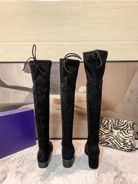 luxury designer shoes women long boots lowland brand over-the-knee stretch booties black suede leather lady dress boot with box 35-42
luxury designer shoes women long boots lowland brand over-the-knee stretch booties black suede leather lady dress boot with box 35-42