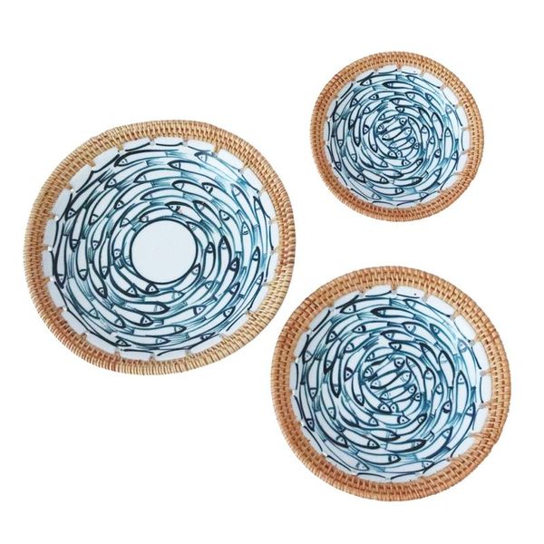 dishes & plates ceramic serving plate rustic oval dinner handmade dish bread basket with hand-woven edge decorative
dishes & plates ceramic serving plate rustic oval dinner handmade dish bread basket with hand-woven edge decorative