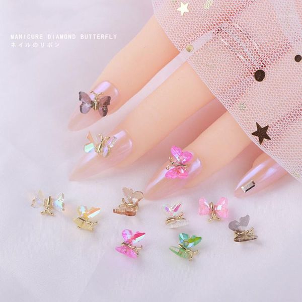 pcs shiny colorful crystal butterfly 3d nail art decorations metal body charm diy jewelry manicure design accessories1, Silver;gold
pcs shiny colorful crystal butterfly 3d nail art decorations metal body charm diy jewelry manicure design accessories1, Silver;gold