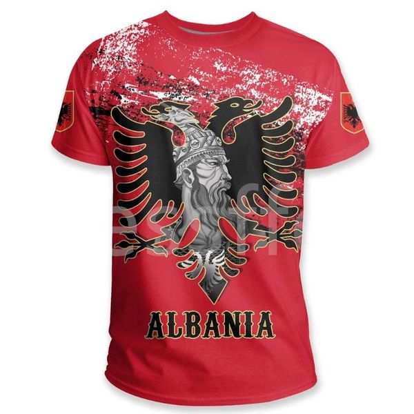 men's t-shirts est country flag retro albania symbol fashion men/women 3dprint summer streewear funny short sleeve, White;black
men's t-shirts est country flag retro albania symbol fashion men/women 3dprint summer streewear funny short sleeve, White;black