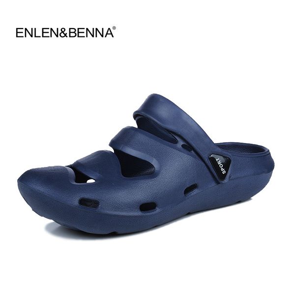 dress shoes summer men sandals beach hollow slippers hole breathable flip flops non slip garden clogs outside blf4, Black
dress shoes summer men sandals beach hollow slippers hole breathable flip flops non slip garden clogs outside blf4, Black