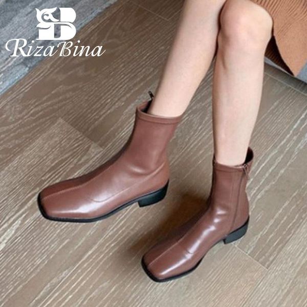 boots rizabina ankle for women low heels shoes fashion short daily autumn winter concise female footwear size 34-39, Black
boots rizabina ankle for women low heels shoes fashion short daily autumn winter concise female footwear size 34-39, Black