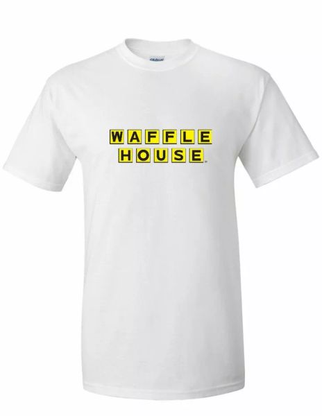 waffle house vintage logo tee shirt funny cool food white cotton t-shirt, White;black
waffle house vintage logo tee shirt funny cool food white cotton t-shirt, White;black