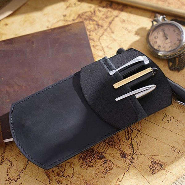 pencil bags handmade leather bag fountain pen pouch sleeve cover pocket stationery e65a
pencil bags handmade leather bag fountain pen pouch sleeve cover pocket stationery e65a