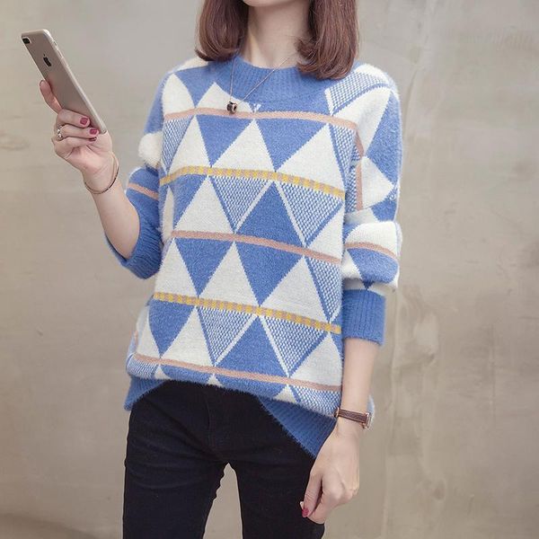 women's sweaters loose thick oversized plus large size female woman blouses winter clothing latest 2021 spring autumn d0550, White;black
women's sweaters loose thick oversized plus large size female woman blouses winter clothing latest 2021 spring autumn d0550, White;black