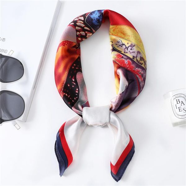 scarves 2021 women scarf silk square shawls hair wraps designer pattern foulard neck bandana gift for girl female headkerchief, Blue;gray
scarves 2021 women scarf silk square shawls hair wraps designer pattern foulard neck bandana gift for girl female headkerchief, Blue;gray
