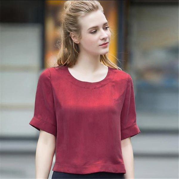 women's blouses & shirts plus size 20% silk blouse female summer oversized hedging woman shirt lady seda chemise la camisa arriba, White
women's blouses & shirts plus size 20% silk blouse female summer oversized hedging woman shirt lady seda chemise la camisa arriba, White