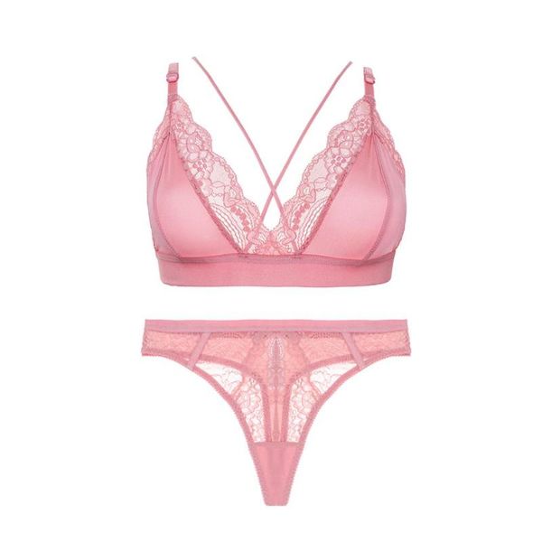 bras sets pink low cut cross strap bra wire ladies ultra thin lace breathable comfortable plunge underwear with thong 2pcs cyhwr, Red;black
bras sets pink low cut cross strap bra wire ladies ultra thin lace breathable comfortable plunge underwear with thong 2pcs cyhwr, Red;black