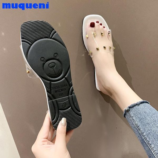 slippers transparent 2021 wet horizontal bottom wild net red summer fashion ins tide sandals, Black
slippers transparent 2021 wet horizontal bottom wild net red summer fashion ins tide sandals, Black