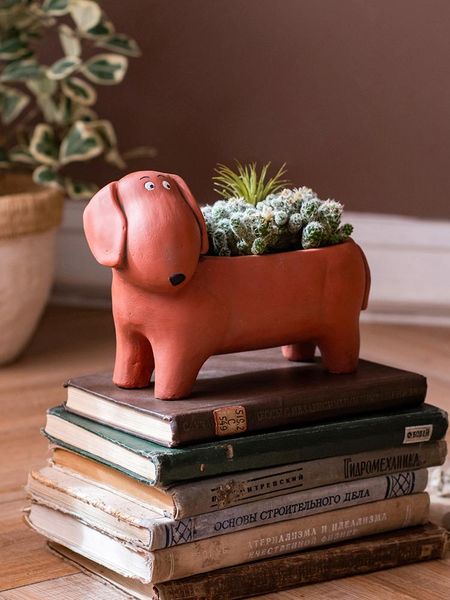 vases cute pet and animal flower pot creative sausage dog cement device succulent balcony decoration courtyard
vases cute pet and animal flower pot creative sausage dog cement device succulent balcony decoration courtyard