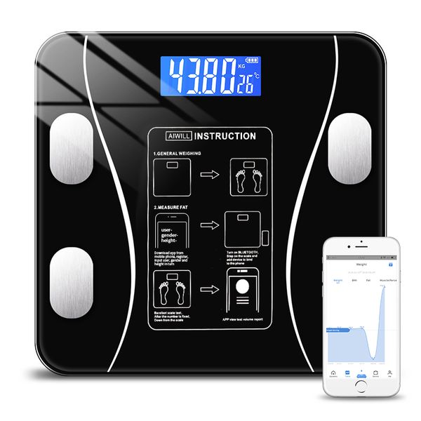 smart body fat scale connection bluetooth electronic weight scale body composition analyzer bascula digital bathroom floor scale
smart body fat scale connection bluetooth electronic weight scale body composition analyzer bascula digital bathroom floor scale