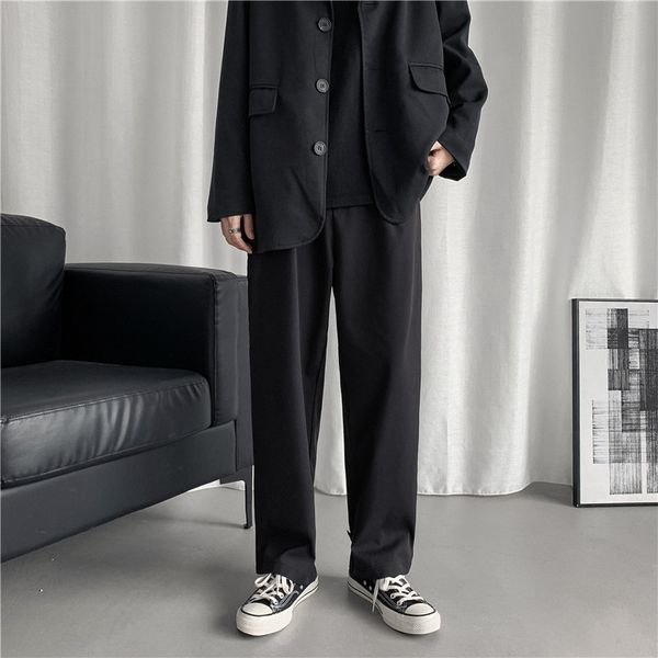 women casual pants straight loose ankle-length trousers zippers pockets spring new streetwear harajuku hong kong style ulzzang, Black
women casual pants straight loose ankle-length trousers zippers pockets spring new streetwear harajuku hong kong style ulzzang, Black