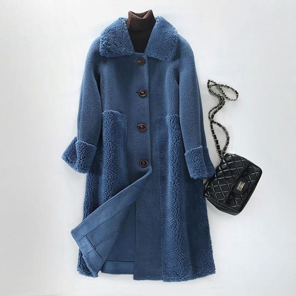 women's fur & faux mink coat real natural genuine ladies long luxury winter with one, Black
women's fur & faux mink coat real natural genuine ladies long luxury winter with one, Black