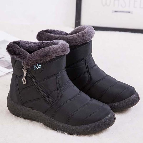 boots women's winter ladies shoes chunky casual women ankle waterproof snow platform plus size zapatos de mujer, Black
boots women's winter ladies shoes chunky casual women ankle waterproof snow platform plus size zapatos de mujer, Black