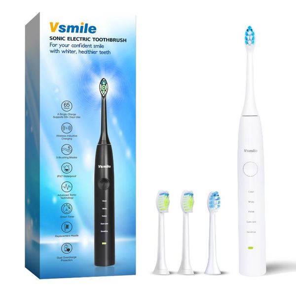 smart electric toothbrush vsmile sonic toothb 2200mah battery 80 days on one charge 4 b heads
smart electric toothbrush vsmile sonic toothb 2200mah battery 80 days on one charge 4 b heads