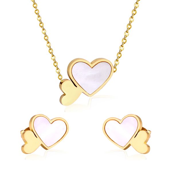 gold silver heart shape pendant necklace earring sets stainless steel earrings fashion party wedding jewelry set, Slivery;golden
gold silver heart shape pendant necklace earring sets stainless steel earrings fashion party wedding jewelry set, Slivery;golden