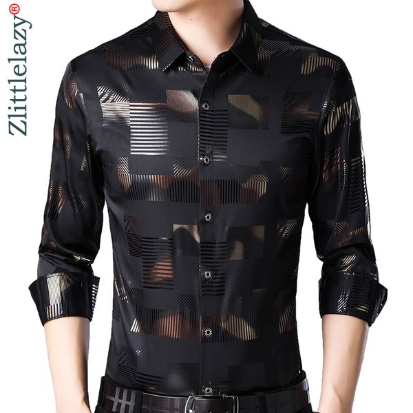 2021 brand casual spring luxury plaid long sleeve slim fit men shirt streetwear social dress shirts mens fashions jersey 2306, White;black
2021 brand casual spring luxury plaid long sleeve slim fit men shirt streetwear social dress shirts mens fashions jersey 2306, White;black