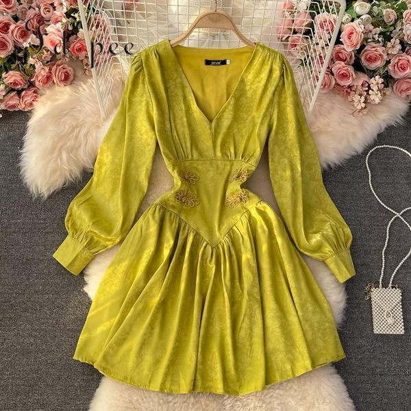 casual dresses summer dress sweet fashion elastic waist chiffon v-neck elegant collect yellow women, Black;gray
casual dresses summer dress sweet fashion elastic waist chiffon v-neck elegant collect yellow women, Black;gray
