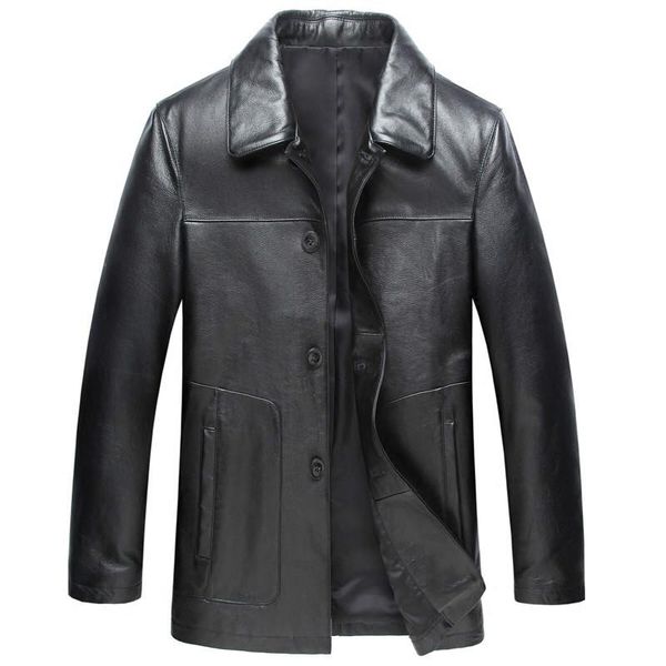 men's leather & faux jacket men cow spring autumn real jackets plus size windbreaker jaqueta de couro sd9018 yy1127, Black
men's leather & faux jacket men cow spring autumn real jackets plus size windbreaker jaqueta de couro sd9018 yy1127, Black