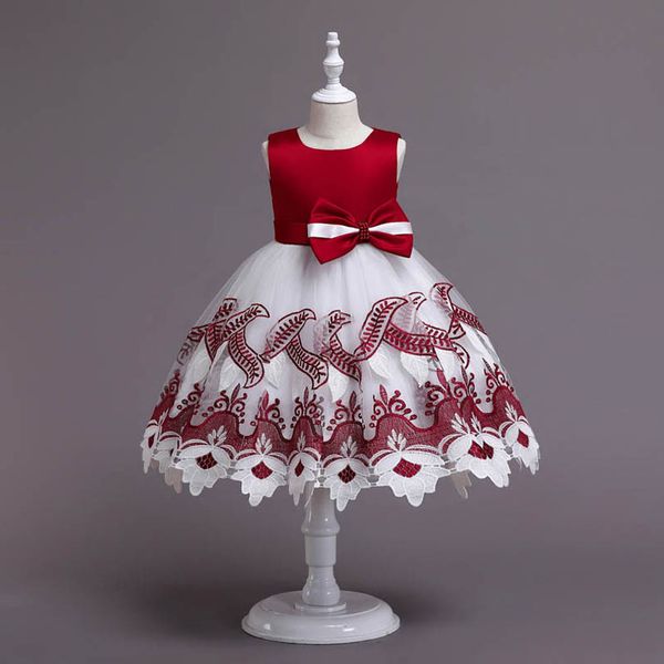 girls dresses kids clothes lace wedding fluffy little girl princess dress children performance party formal clothing b8101, Red;yellow
girls dresses kids clothes lace wedding fluffy little girl princess dress children performance party formal clothing b8101, Red;yellow