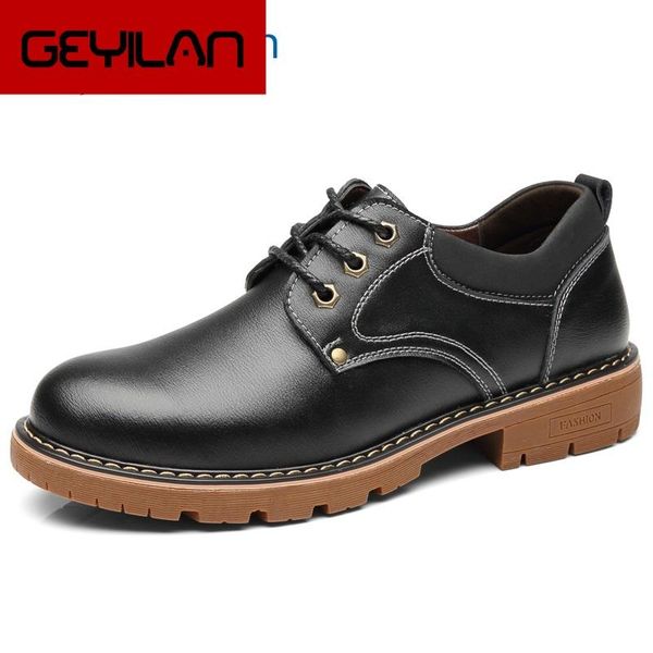 dress shoes genuine leather casual men business mens formal spring/autumn lace-up official zapatos de hombres, Black
dress shoes genuine leather casual men business mens formal spring/autumn lace-up official zapatos de hombres, Black