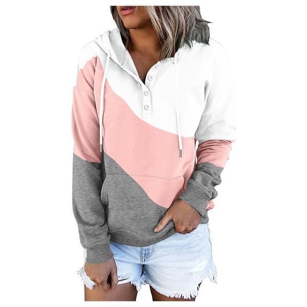 women's hoodies & sweatshirts patchwork hoodie autumn casual sweatshirt kangaroo pocket pullovers hooded 2021 sweetshirts, Black
women's hoodies & sweatshirts patchwork hoodie autumn casual sweatshirt kangaroo pocket pullovers hooded 2021 sweetshirts, Black