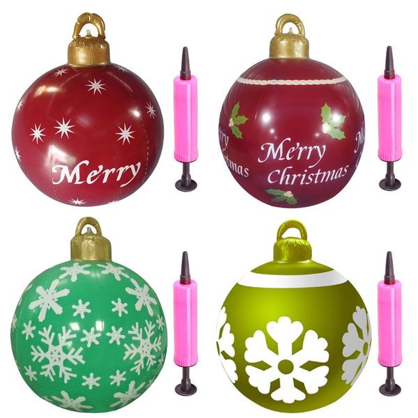 party decoration 60cm pvc inflatable christmas balloon with air pump adornemnt creative balls ornament holiday
party decoration 60cm pvc inflatable christmas balloon with air pump adornemnt creative balls ornament holiday
