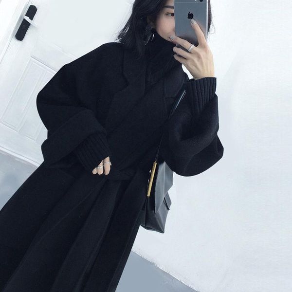 women's wool & blends manual double-sided cashmere coat qiu dong profile about black over-the-knee loose female ins cross-border
women's wool & blends manual double-sided cashmere coat qiu dong profile about black over-the-knee loose female ins cross-border