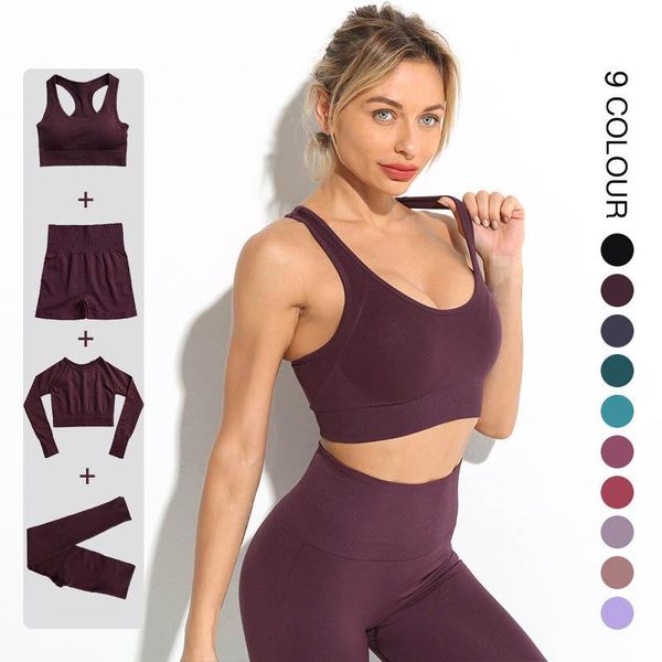 yoga outfit 2/3/4pcs women set workout sportswear gym clothes long sleeve crop high waist fitness leggings seamless sports suit
yoga outfit 2/3/4pcs women set workout sportswear gym clothes long sleeve crop high waist fitness leggings seamless sports suit