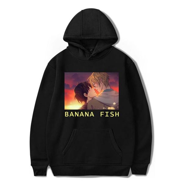 men's hoodies & sweatshirts banana fish fashion anime hoodie ash lynx harajukusweatshirt pullover streetwear cool clothes, Black
men's hoodies & sweatshirts banana fish fashion anime hoodie ash lynx harajukusweatshirt pullover streetwear cool clothes, Black